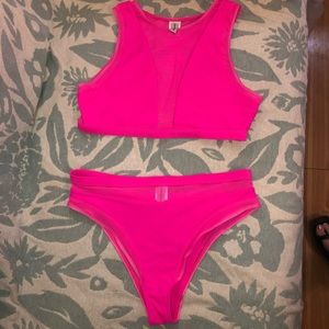 Neon Pink french cut Bikini